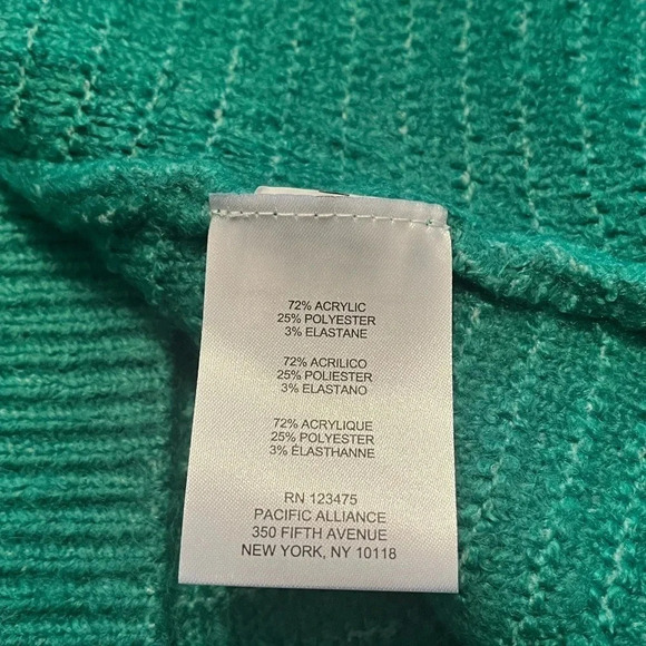 Jones New York 2pc Set Signature Paisley turtleneck with Cardigan size S. NWT - Picture 16 of 16